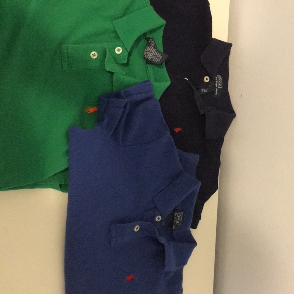 3 Boys Polo Shirts Ralph Lauren